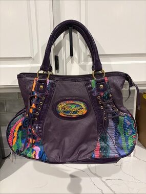 COOGI Purple Multicolor Shoulder Bag
